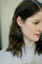 Double Moon Earrings - Che Cose Belle