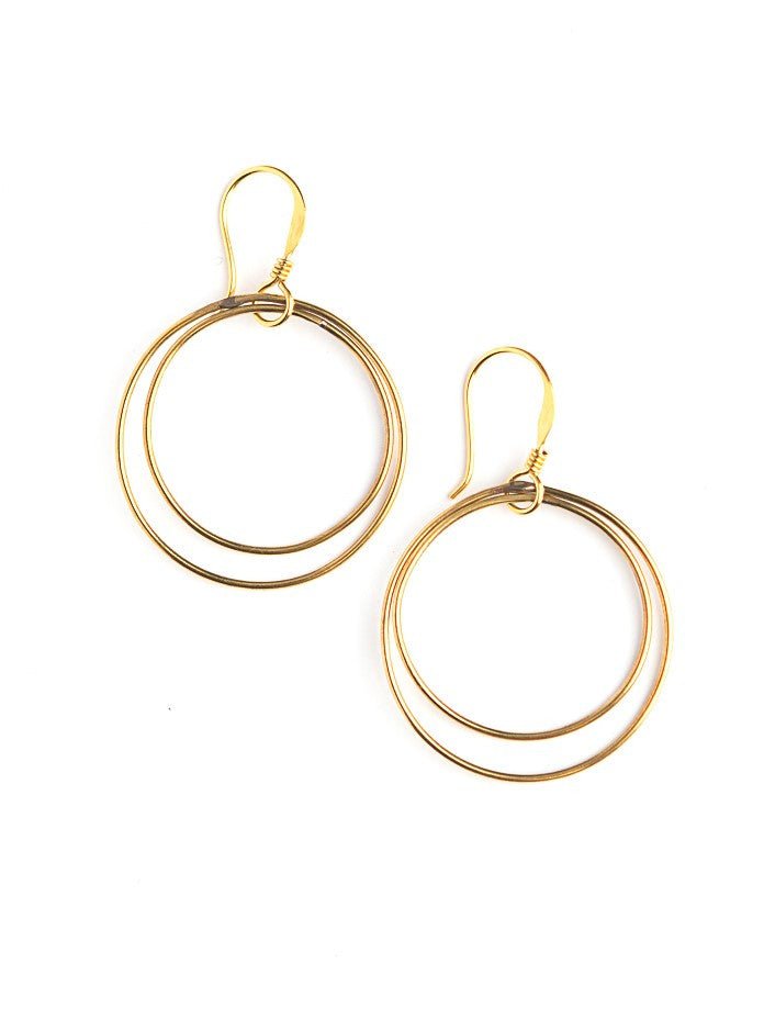 Double Moon Earrings - Che Cose Belle