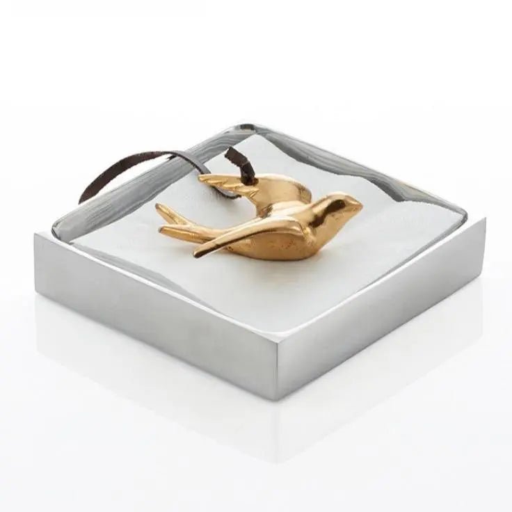 Dove Cocktail Napkin Holder Silver/Gold - Che Cose Belle