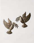 Dove with Olive Branch Metal Art Set - Che Cose Belle
