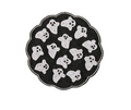 Handmade Beaded Ghost Placemat Halloween Table Decor Spooky Bead Table Mat Cute Ghost Centerpiece Goth Holiday Decoration
