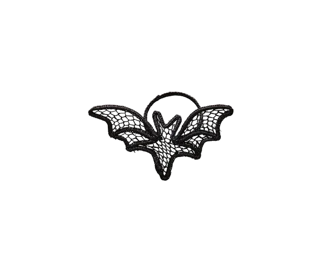 Halloween Bat Napkin Ring – Black Lace Gothic Napkin Holder – Handmade Spooky Table Decor – Fall Party Accent – Witchy Dinner Setting