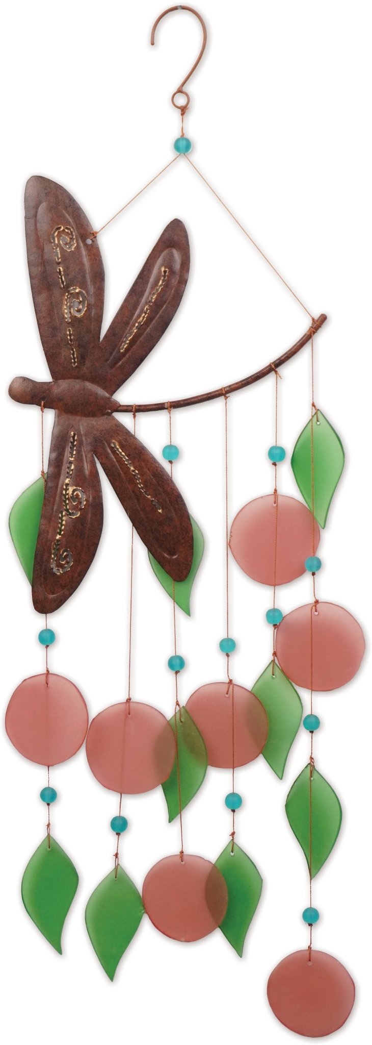 Dragonfly Sea Glass Chime - Che Cose Belle