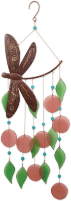 Dragonfly Sea Glass Chime - Che Cose Belle