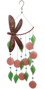 Dragonfly Sea Glass Chime - Che Cose Belle