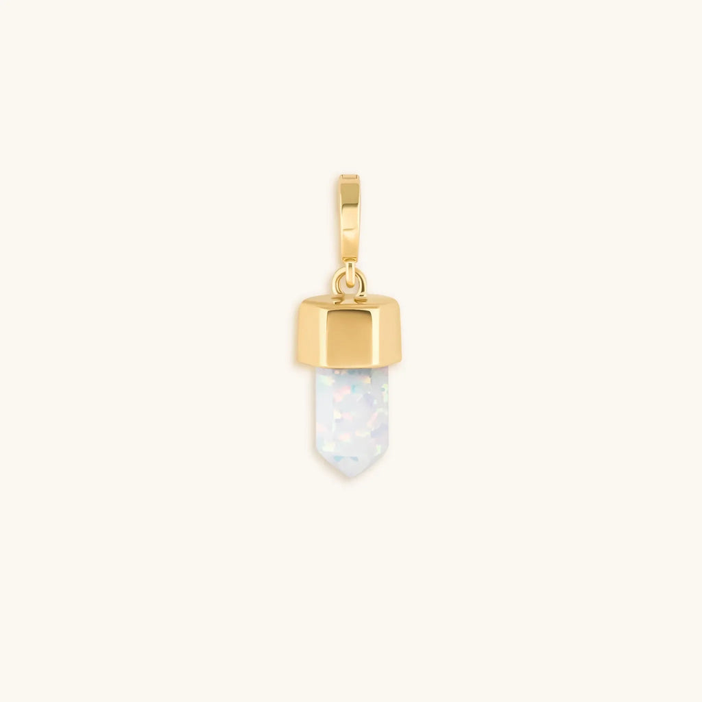 Dream Seeker - White Opal Pointer Charm - Che Cose Belle