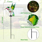dreamysoul Outdoor Solar Garden Lights, Metal Hummingbird Garden Stake Lights for Outdoor Garden Patio Yard Pathway - Che Cose Belle