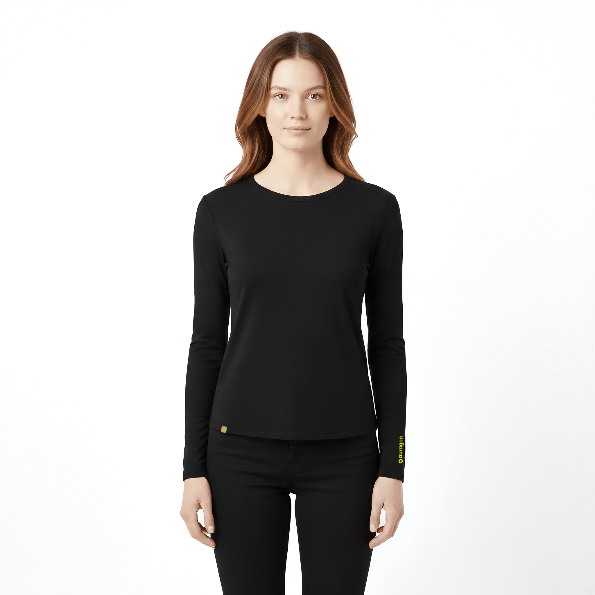 Drew Black Long Sleeve Crew - Che Cose Belle