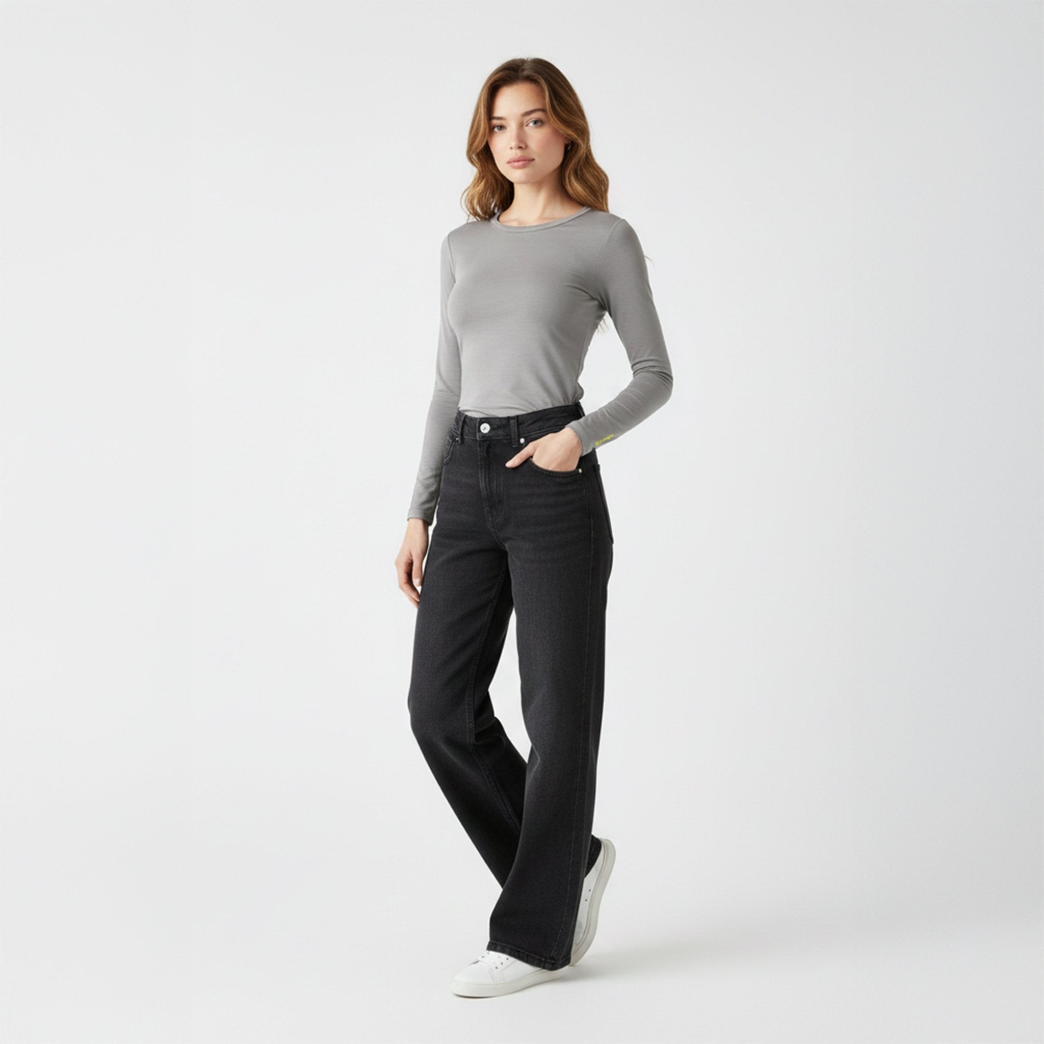 Drew Grey Long Sleeve Crew - Che Cose Belle
