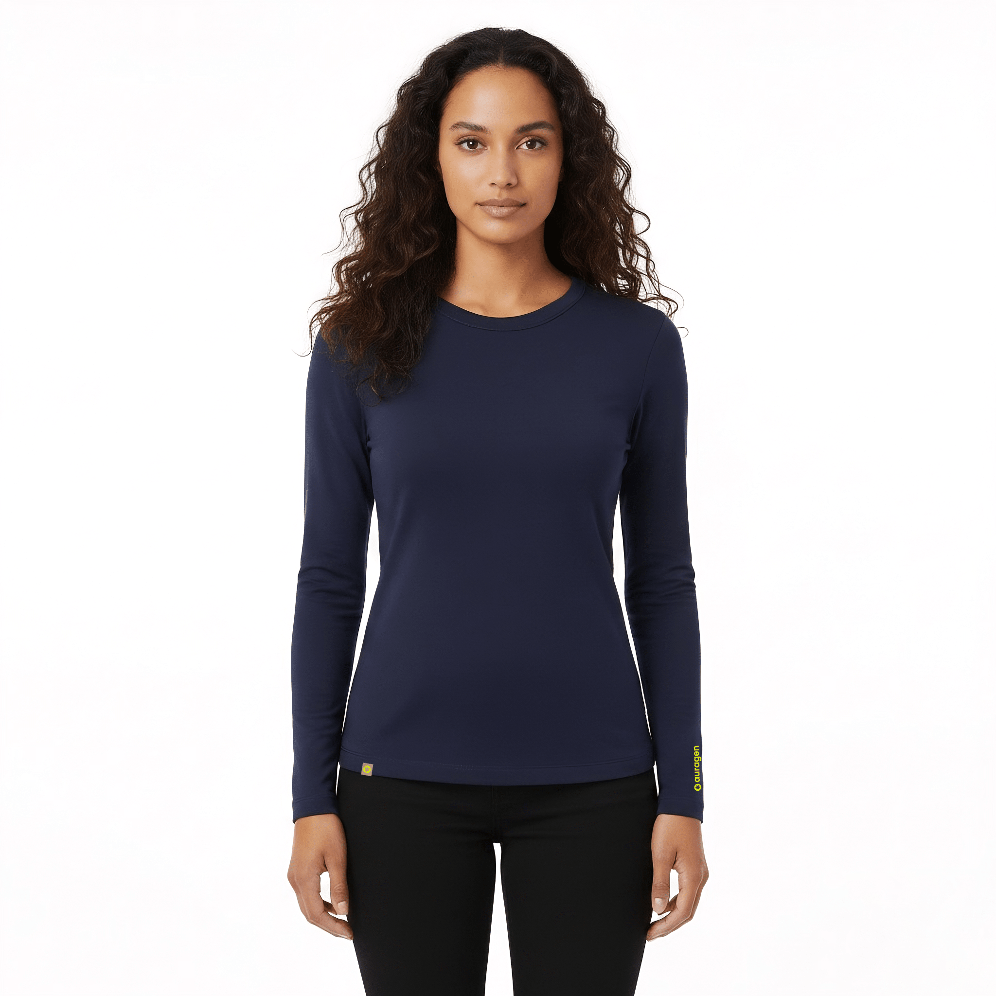 Drew Navy Long Sleeve Crew - Che Cose Belle