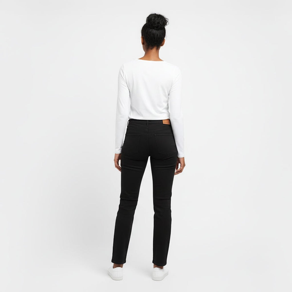 Drew White Long Sleeve Crew - Che Cose Belle