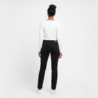 Drew White Long Sleeve Crew - Che Cose Belle