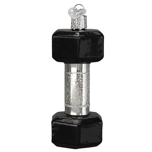 Dumbell Weight Glass Ornament - Che Cose Belle