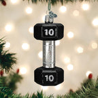Dumbell Weight Glass Ornament - Che Cose Belle