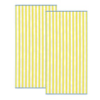Oversized Striped Border Cabana Beach Towel - Santa Cruz