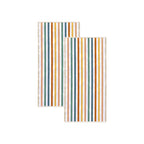 Oversized Striped Border Cabana Beach Towel - Santa Cruz