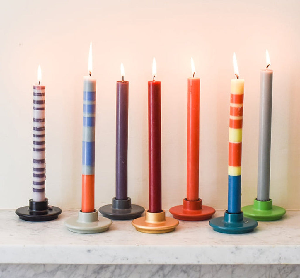S/25 Rust Dinner Candles