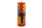 Multi Color Ethnic Painted Candles