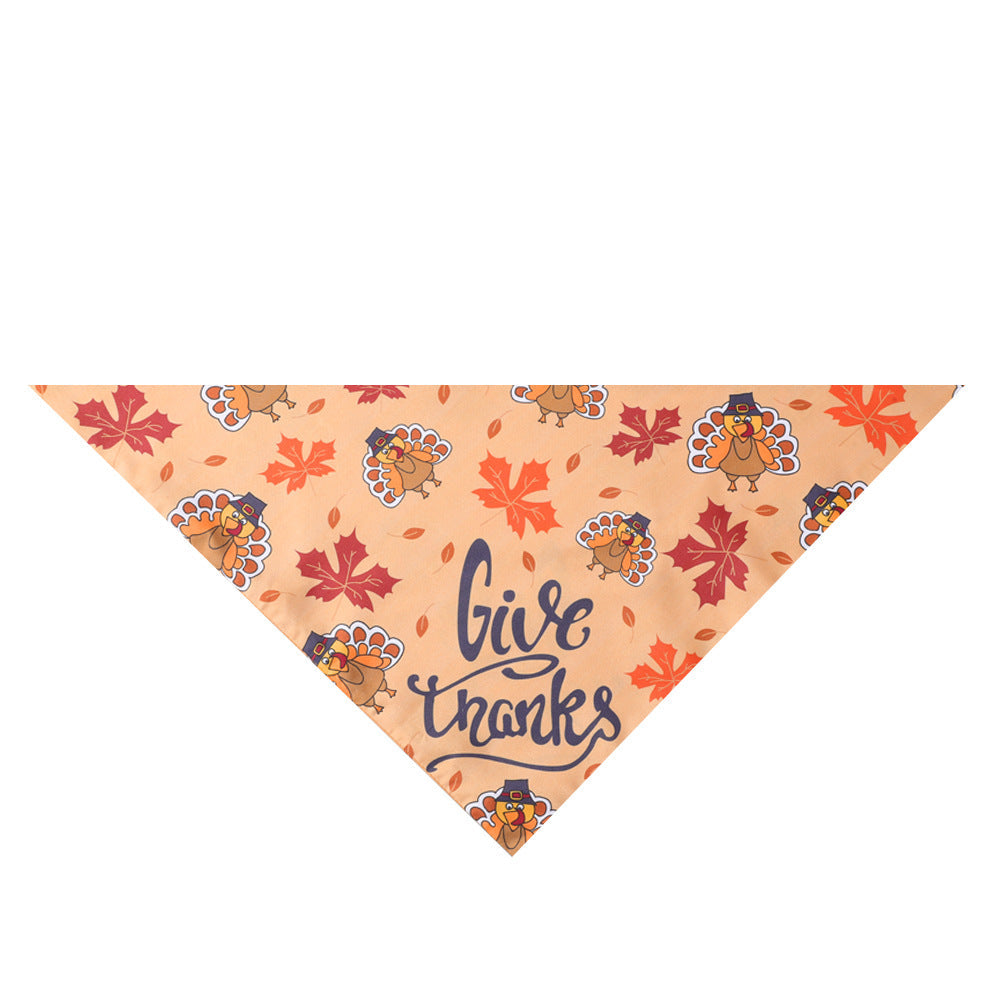 Turkey Thanksgiving Pet Bandana