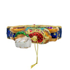 Bellissimo Glass Rocking Deer Ornament