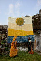 Spiral Sunset Quilt (Reverse)