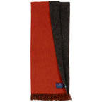 Highland Tweeds Reversible Double Cloth Throw - Orange/Brown