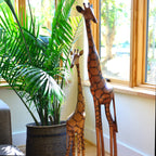 16" Olivewood Giraffe