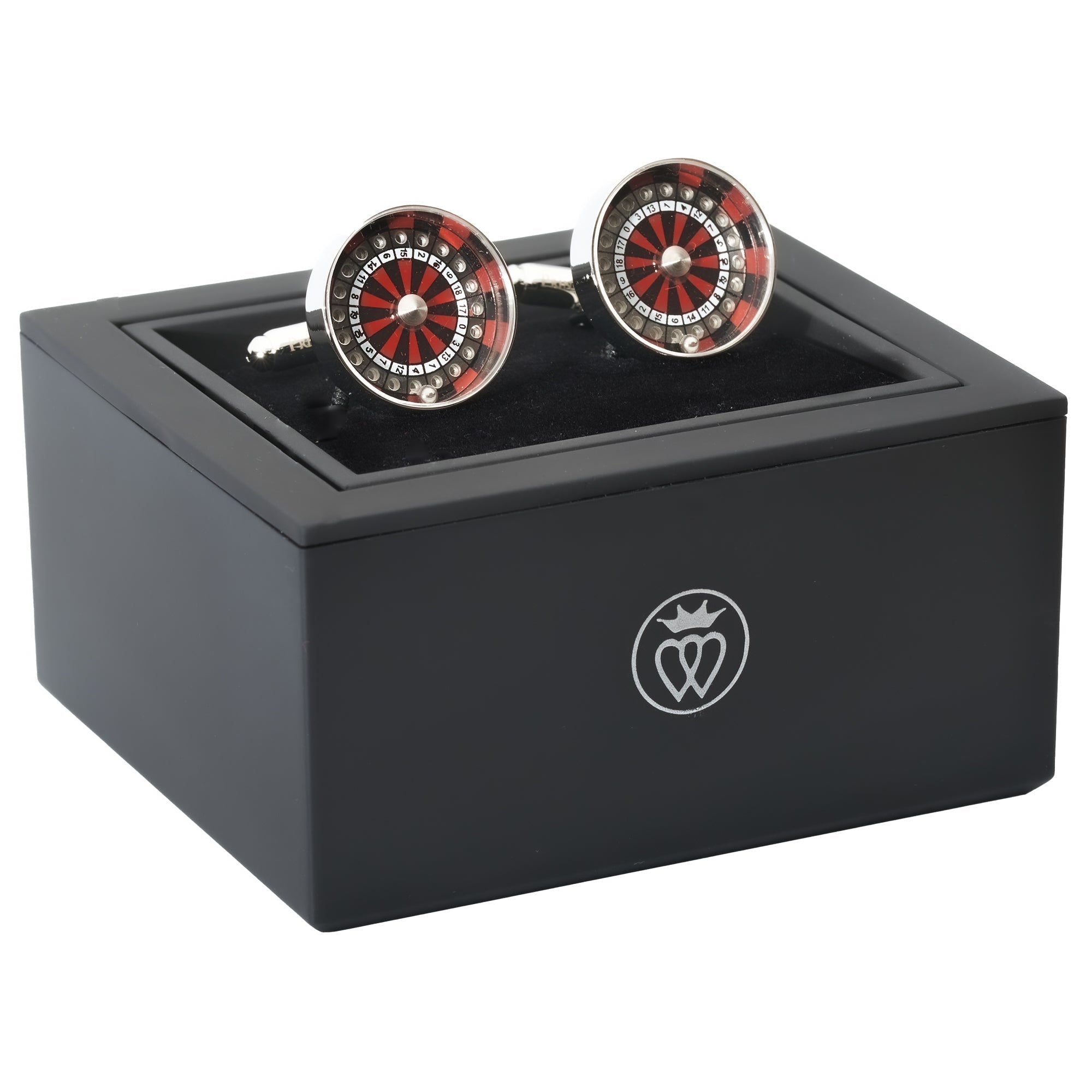 Roulette Wheel Cufflinks – Novelty Casino-Inspired Luxury