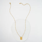 Act Justly Necklace in Gold
