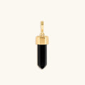 Earthly Guardian - Black Onyx Pointer Charm - Che Cose Belle