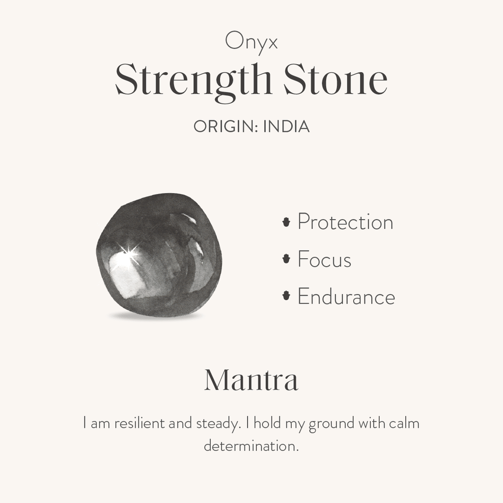 Earthly Guardian - Black Onyx Pointer Charm - Che Cose Belle