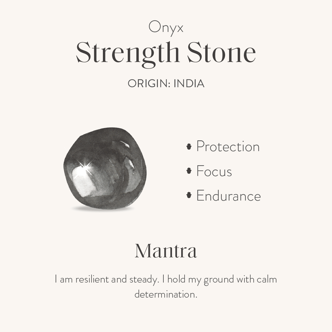 Earthly Guardian - Black Onyx Pointer Charm - Che Cose Belle