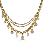 Earthtone Charm Necklace - Che Cose Belle
