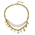 Earthtone Charm Necklace - Che Cose Belle