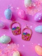 Easter Basket Earrings - Che Cose Belle