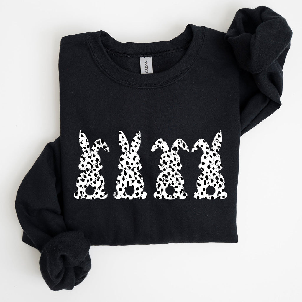Easter Bunnies, Polka Dot, Dalmatian Print, Trend, Pattern Sweatshirt - Che Cose Belle