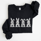 Easter Bunnies, Polka Dot, Dalmatian Print, Trend, Pattern Sweatshirt - Che Cose Belle