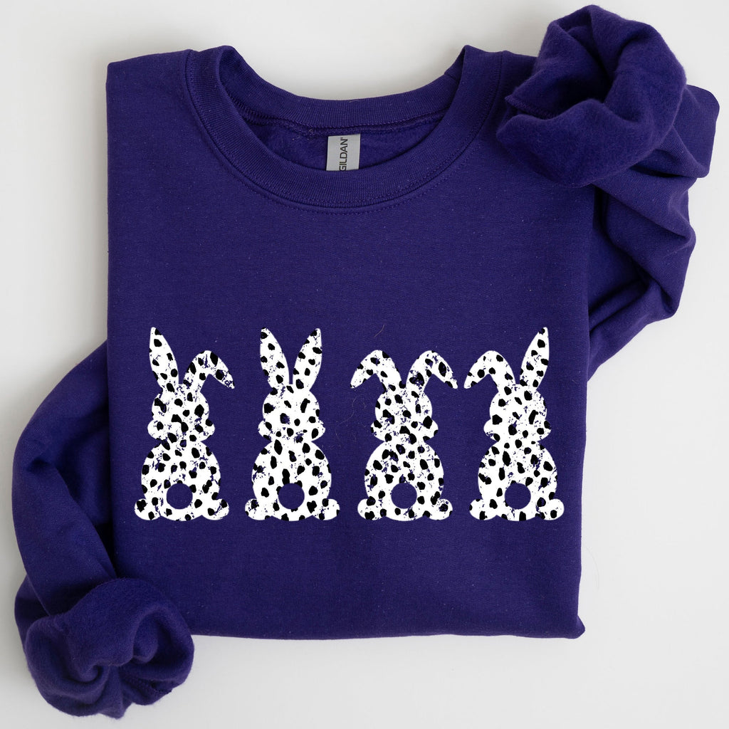 Easter Bunnies, Polka Dot, Dalmatian Print, Trend, Pattern Sweatshirt - Che Cose Belle