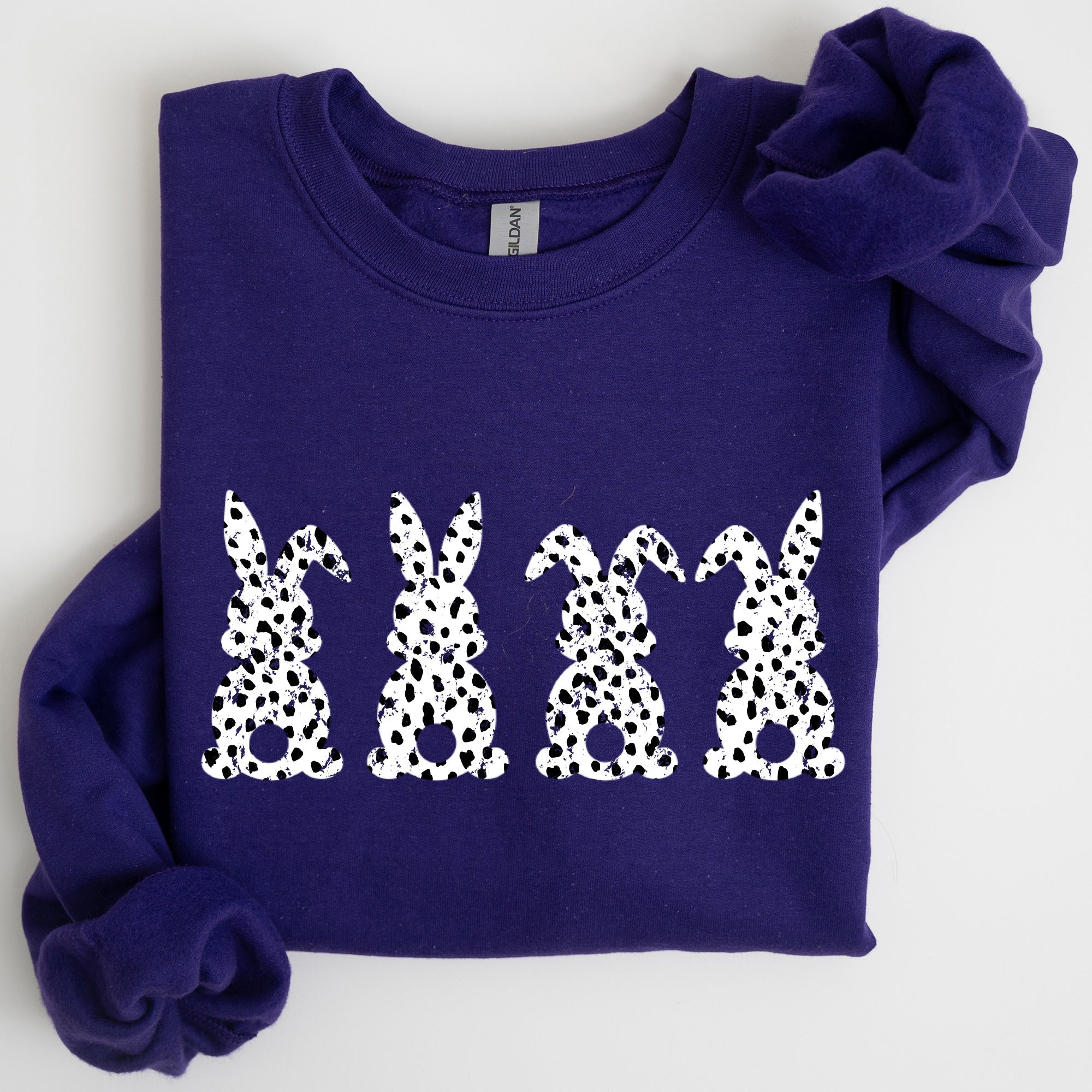 Easter Bunnies, Polka Dot, Dalmatian Print, Trend, Pattern Sweatshirt - Che Cose Belle