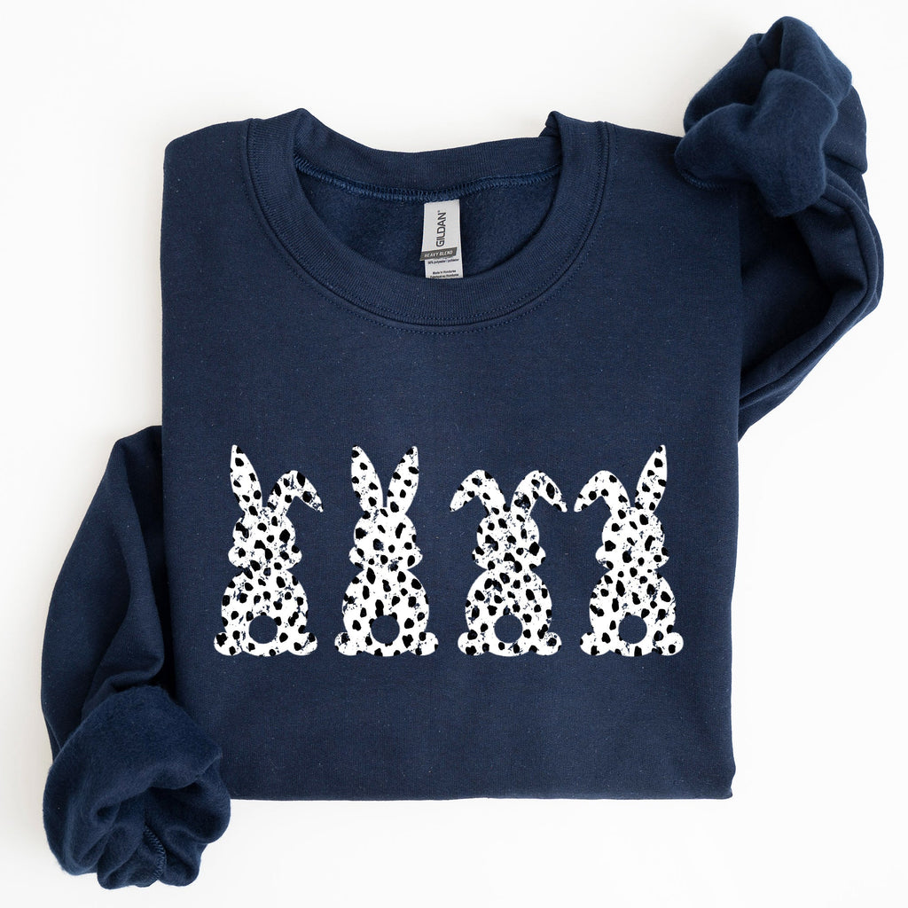 Easter Bunnies, Polka Dot, Dalmatian Print, Trend, Pattern Sweatshirt - Che Cose Belle