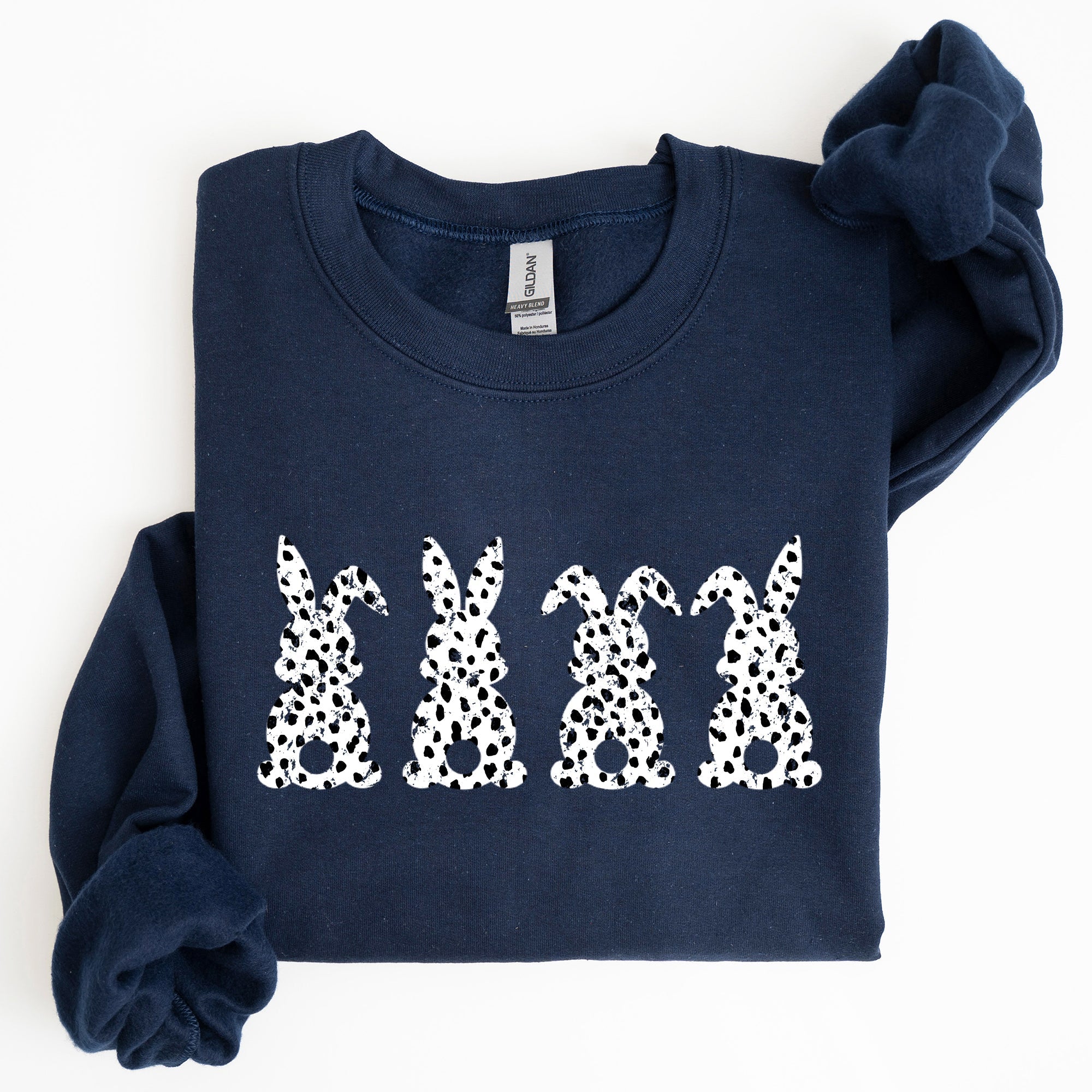 Easter Bunnies, Polka Dot, Dalmatian Print, Trend, Pattern Sweatshirt - Che Cose Belle
