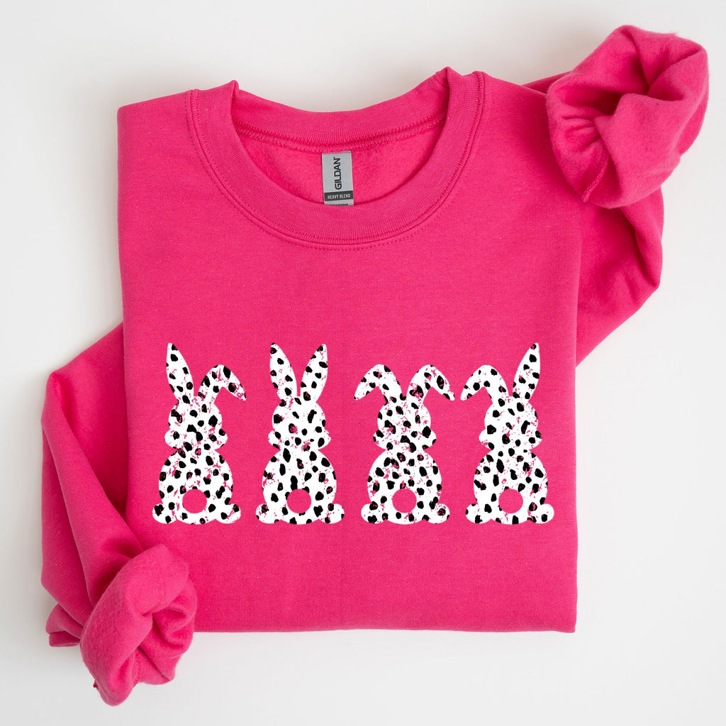 Easter Bunnies, Polka Dot, Dalmatian Print, Trend, Pattern Sweatshirt - Che Cose Belle