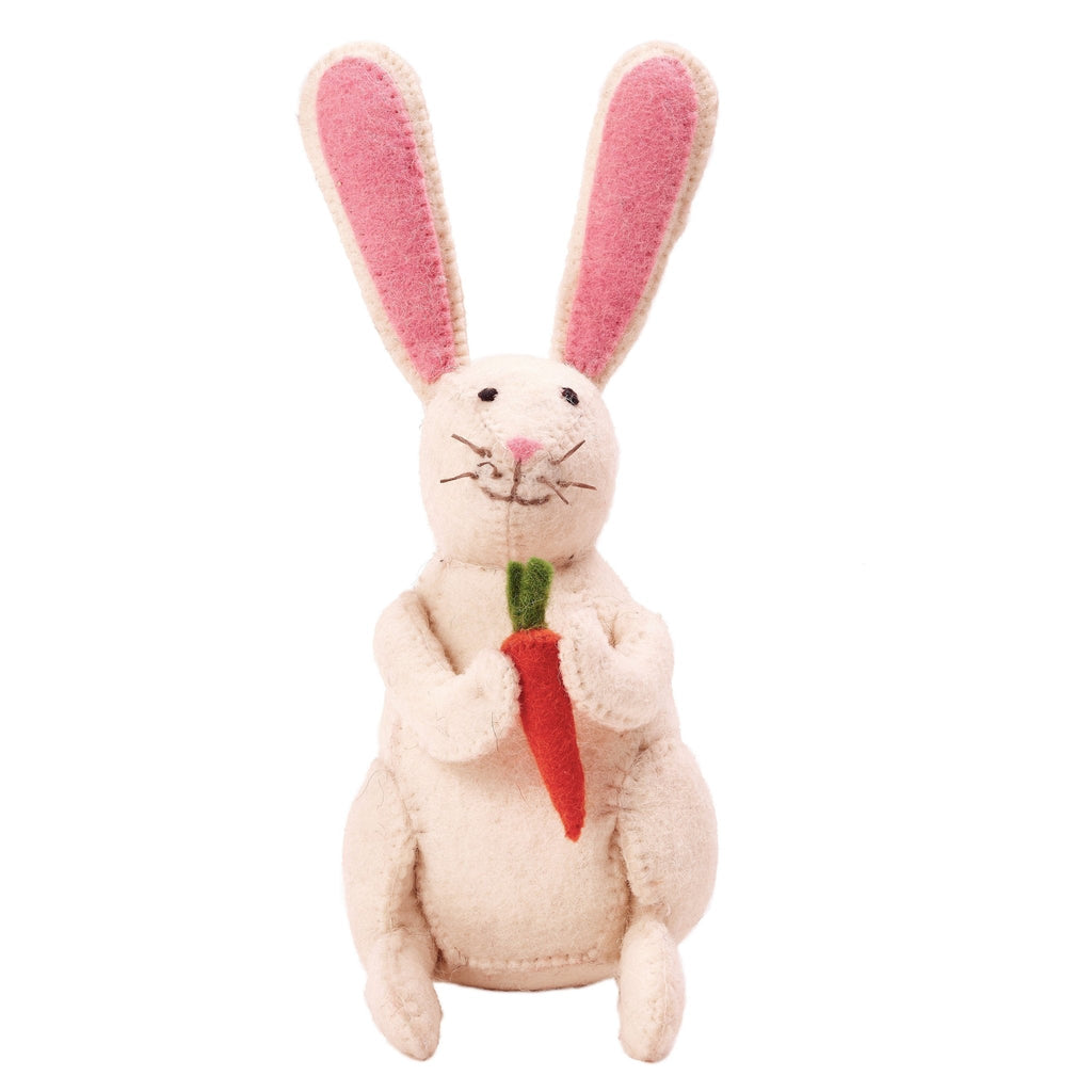 Easter Bunny Hand Felted Wool Arcadia Home - Che Cose Belle