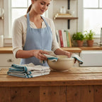 S/2 Handmade French Linen Kitchen Towels