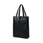 Ebony Elegance Leather Tote - Che Cose Belle