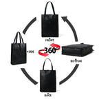 Ebony Elegance Leather Tote - Che Cose Belle