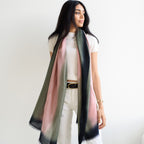 Iris Kiwi Cashmere Merino Handwoven Scarf