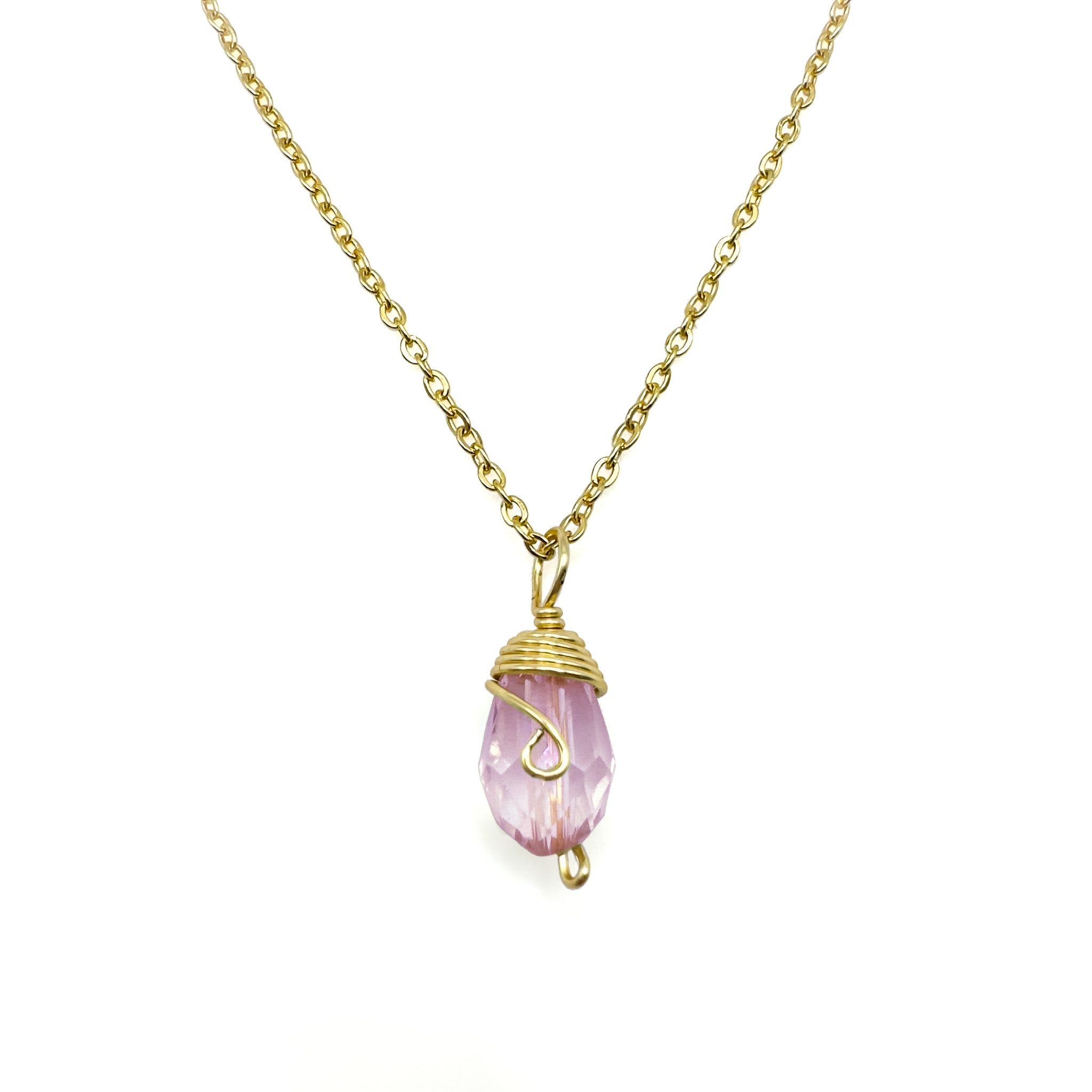 Gold Birthstone necklace