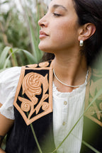 Wide Hammered Hoops, Silver