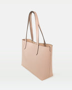 Elba medium size structured tote in vegetable-tanned leather